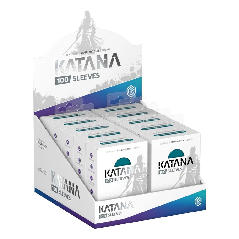 Ultimate Guard Katana Sleeves Standard Size 66 x 91 mm (100 Sleeves) - Great Wave
